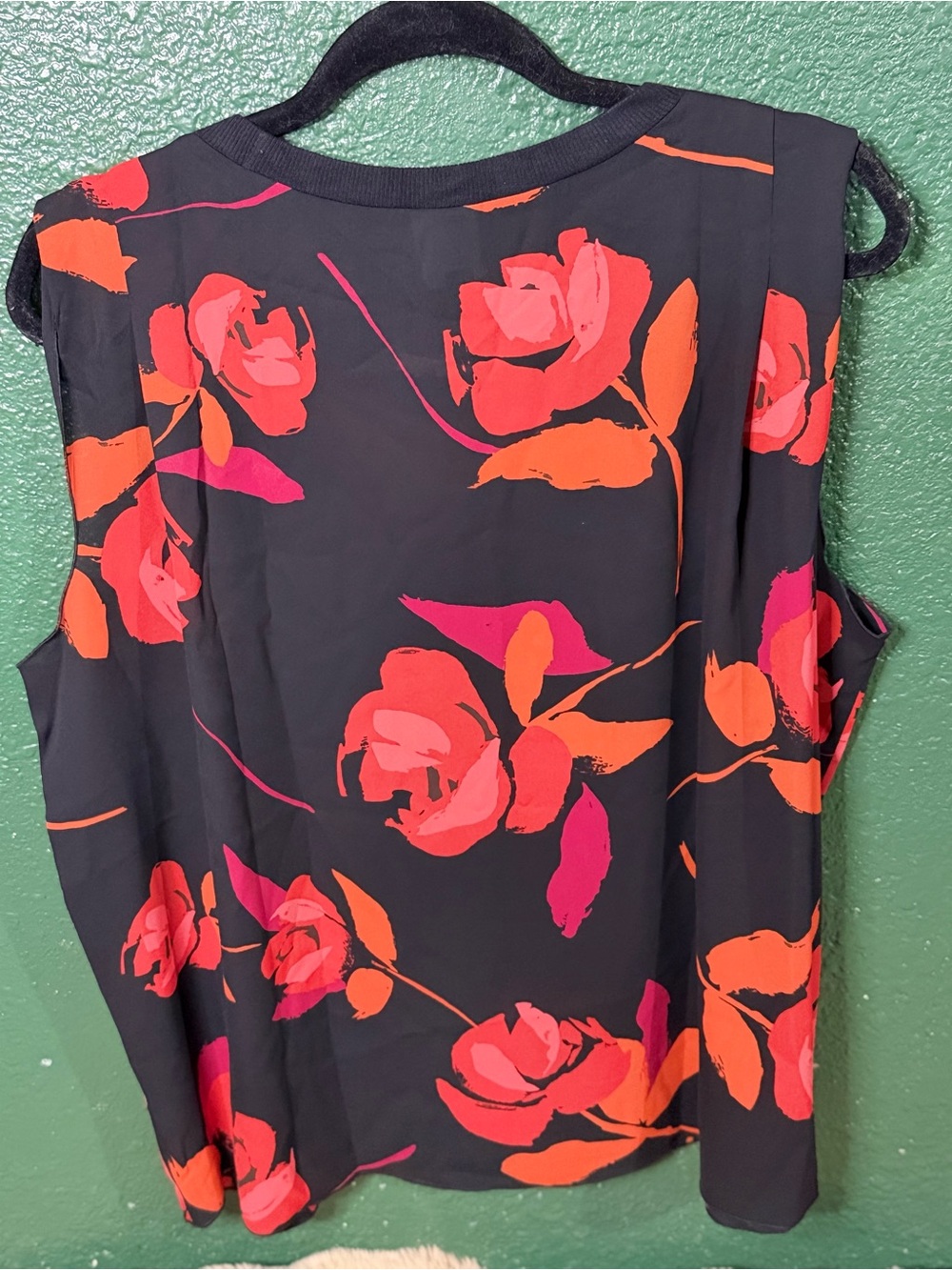 Cabi sleeveless floral top